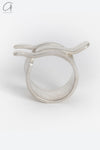 BORIS BIDJAN SABERI 925 Sterling Silver Ring BRIDLE RING